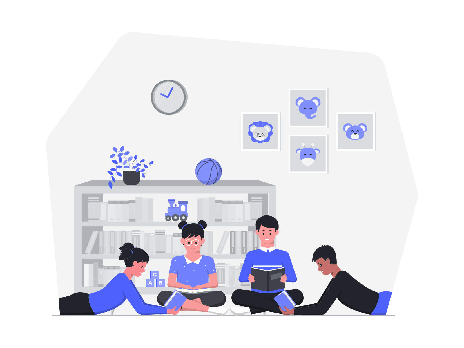 Group study illustration